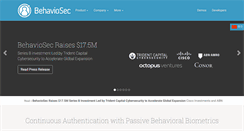 Desktop Screenshot of behaviosec.com