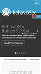 Mobile Screenshot of behaviosec.com